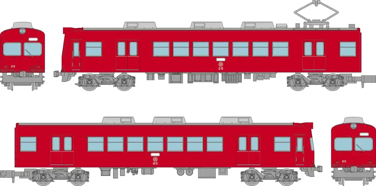 Tomytec Railway Collection Tetsuro Enshu 30 Series 2-Car Set Diorama Supplies