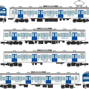 Tomytec Railway Collection Tetsuro Jr 103 Series Senseki Line 4-Car Set Diorama