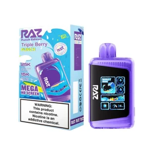 Triple Berry Punch RAZ LTX DC25000 Vape