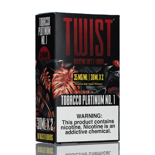 TWST Salt E Liquid – Tobacco Platinum No.1 – 60ml - Image 2
