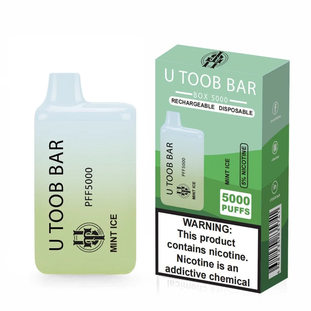 U Toob Bar Disposable Vape (5%, 5000 Puffs) - Mint Ice
