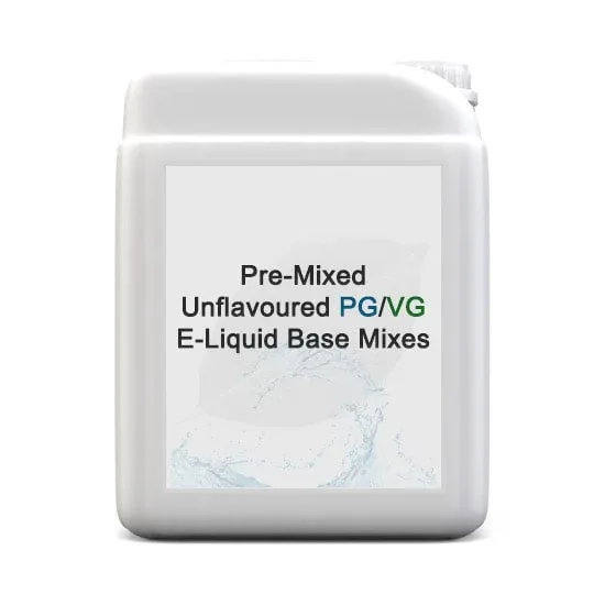 Unflavoured PG / VG E-Liquid Base Mix
