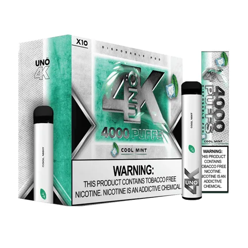Uno 4K Tobacco Free Disposable Vape Device - 1PC - Image 2