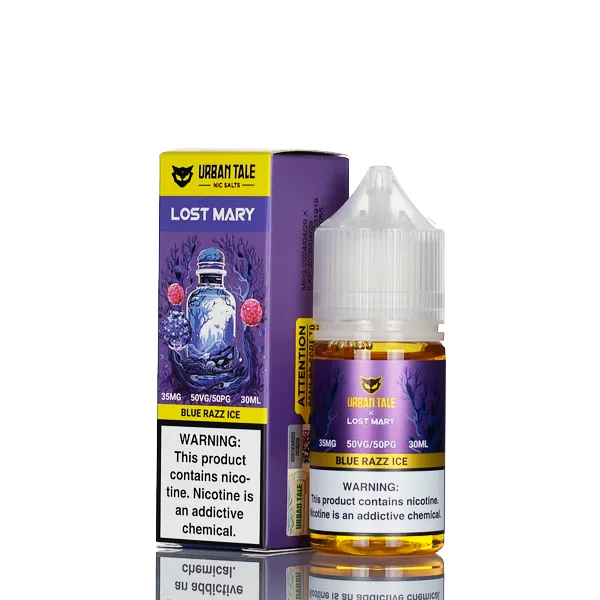 Urban Tale x Lost Mary Nic Salt – Blue Razz Ice – 30ml