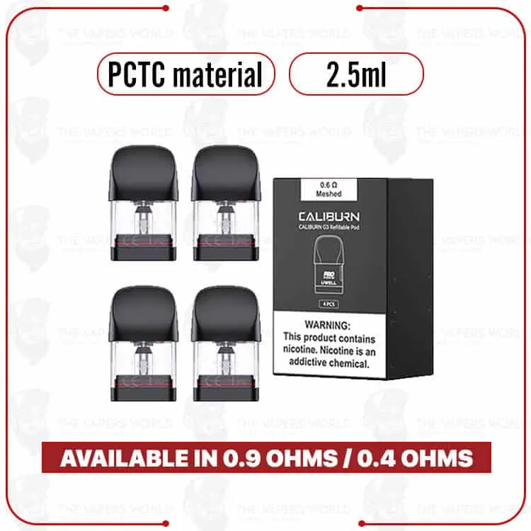 Uwell Caliburn G3 Replacement Pod Cartridge - 4PK