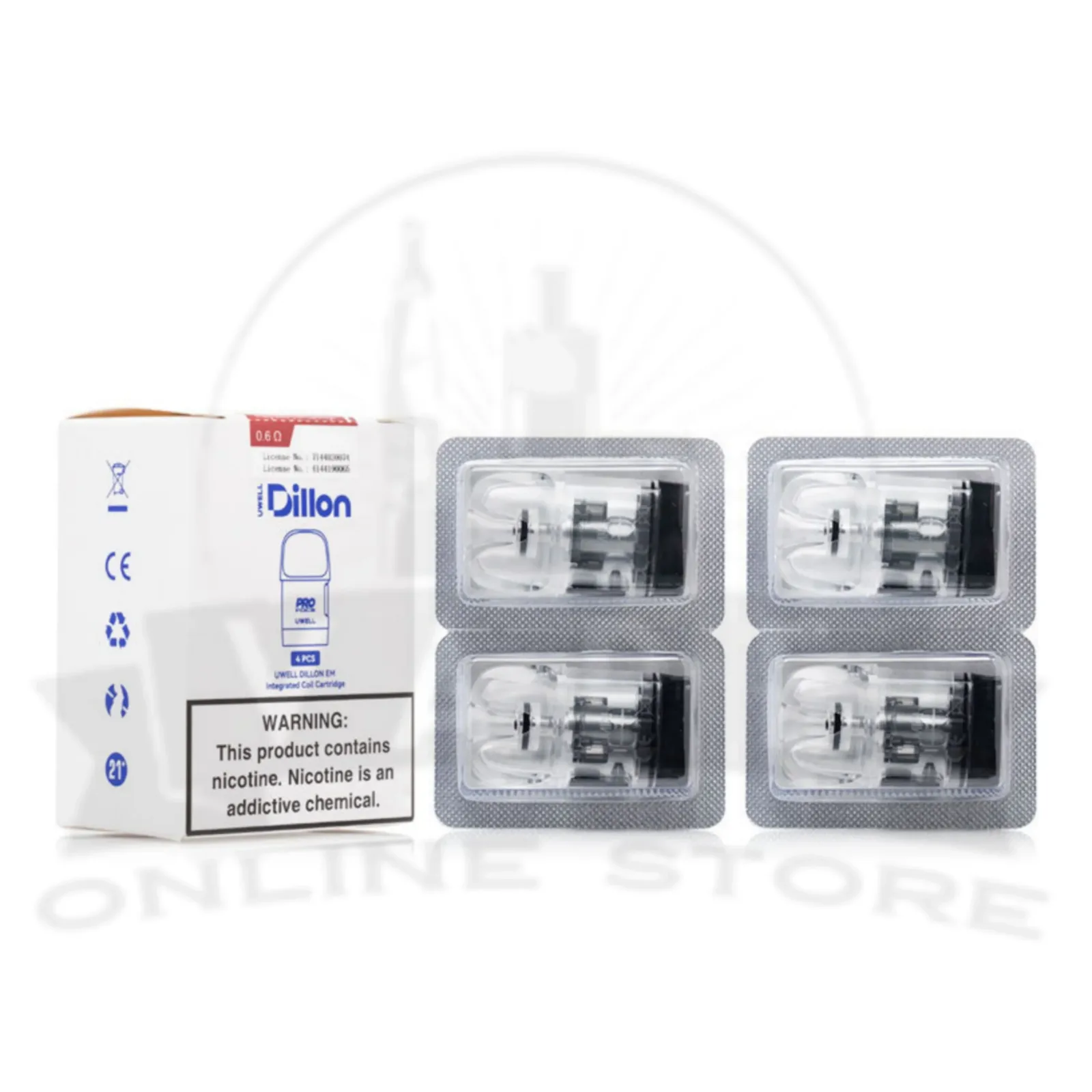 Uwell Dillon EM Replacement Pod Cartridges