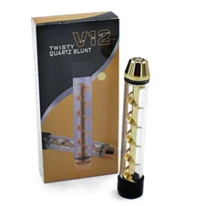 V12 Twisty Quartz Blunt