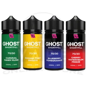 Vapes Bars Ghost 100ml 70/30 Shortfill E-Liquid