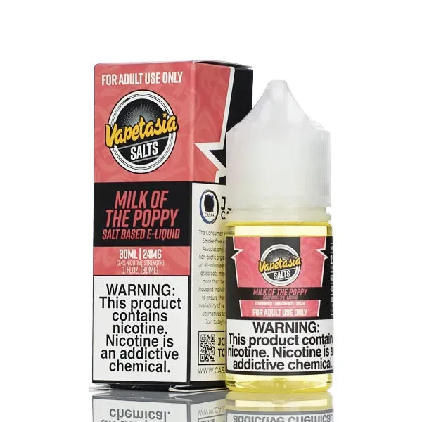 Vapetasia E-Juice Salts – Milk Of The Poppy – 30ml