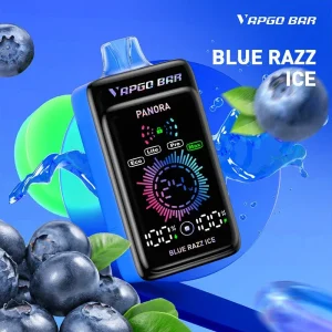 VAPGO BAR Panora 25000 Blue Razz Ice Disposable Vape — 5% Nic, 25K Puffs