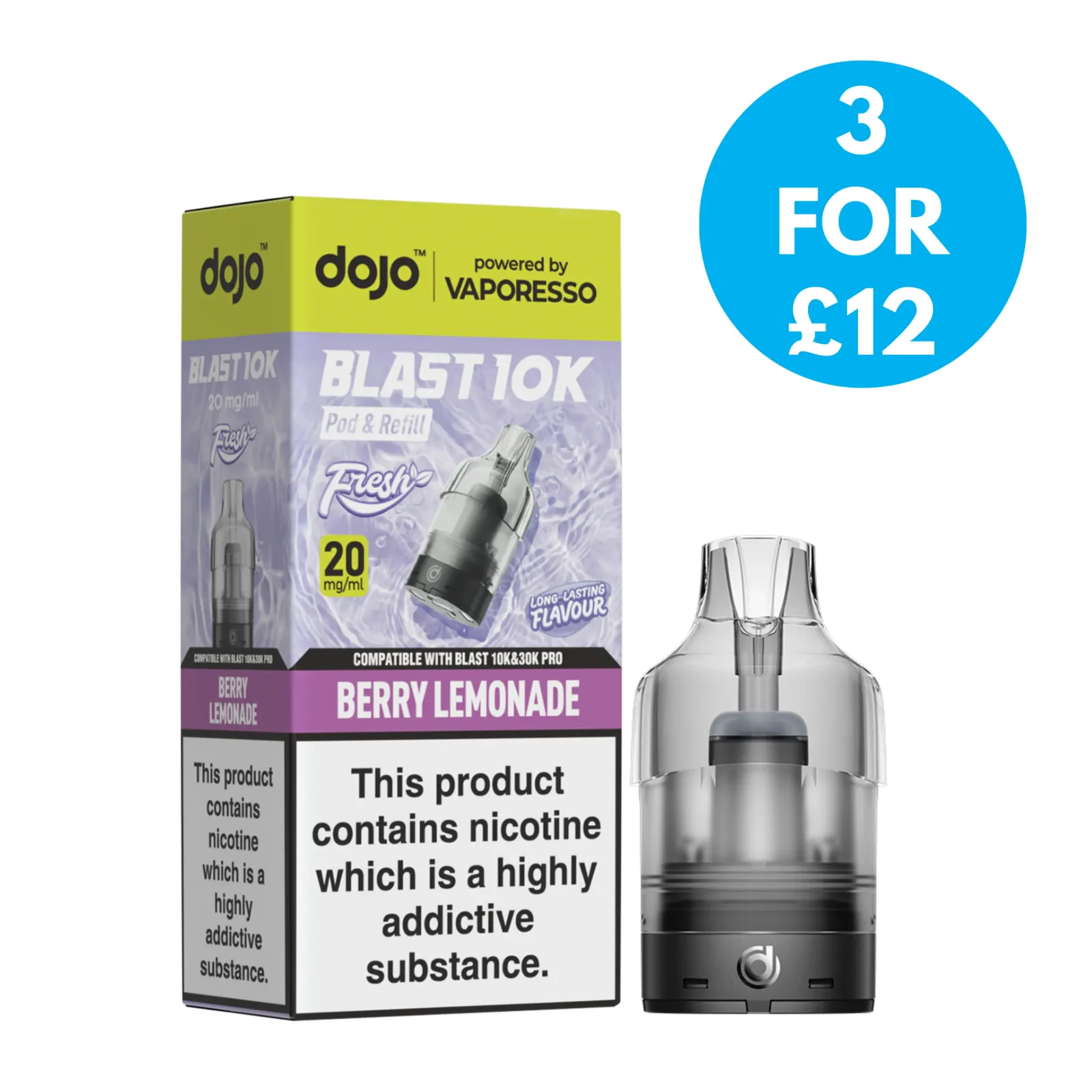 Vaporesso Dojo Blast 10k Fresh Refill Pack