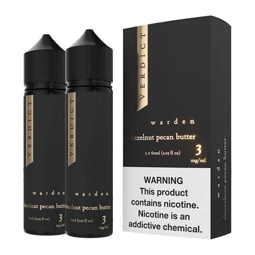 Verdict Warden Hazelnut Pecan Butter 120ml Vape Juice - 3mg