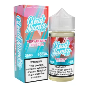 Very Berry Hibiscus Iced – Cloud Nurdz Freebase – 100mL