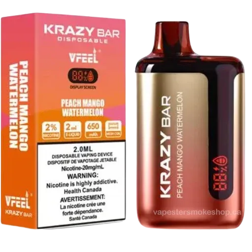VFEEL Krazy Bar Peach Mango Watermelon 8000 Puffs