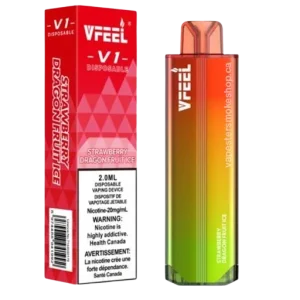 VFEEL V1 Strawberry Dragonfruit Ice 6000 Puffs