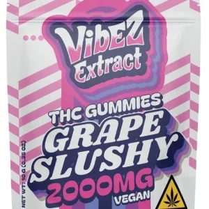 Vibez Extract 2000mg Grape Slushy Gummy