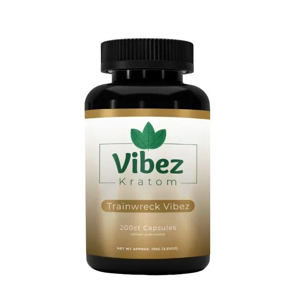 Vibez Kratom Trainwreck Vibez 200ct Capsules
