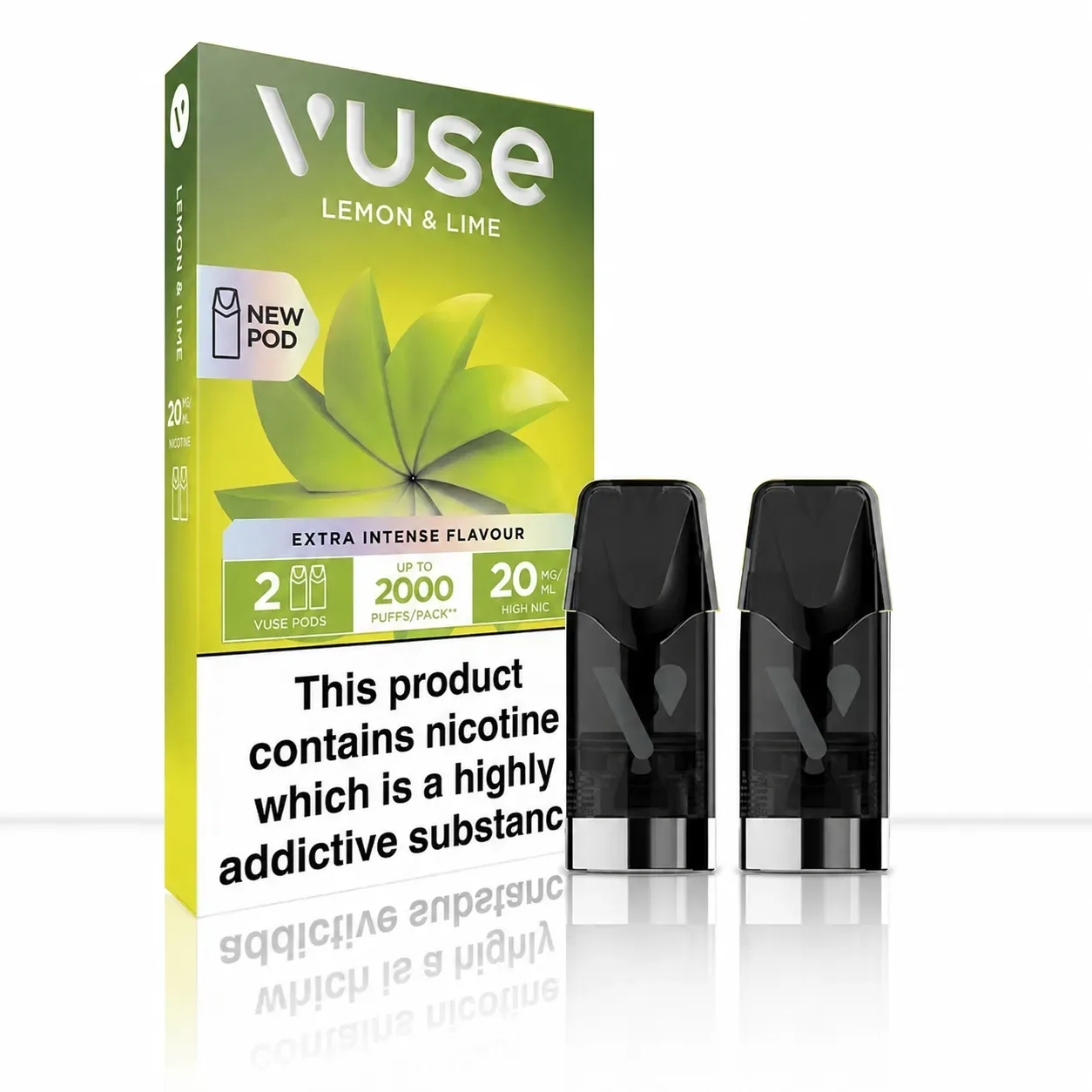 Vuse Lemon Lime Extra Intense Vape Pods