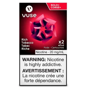 vuse rich tobacco pod