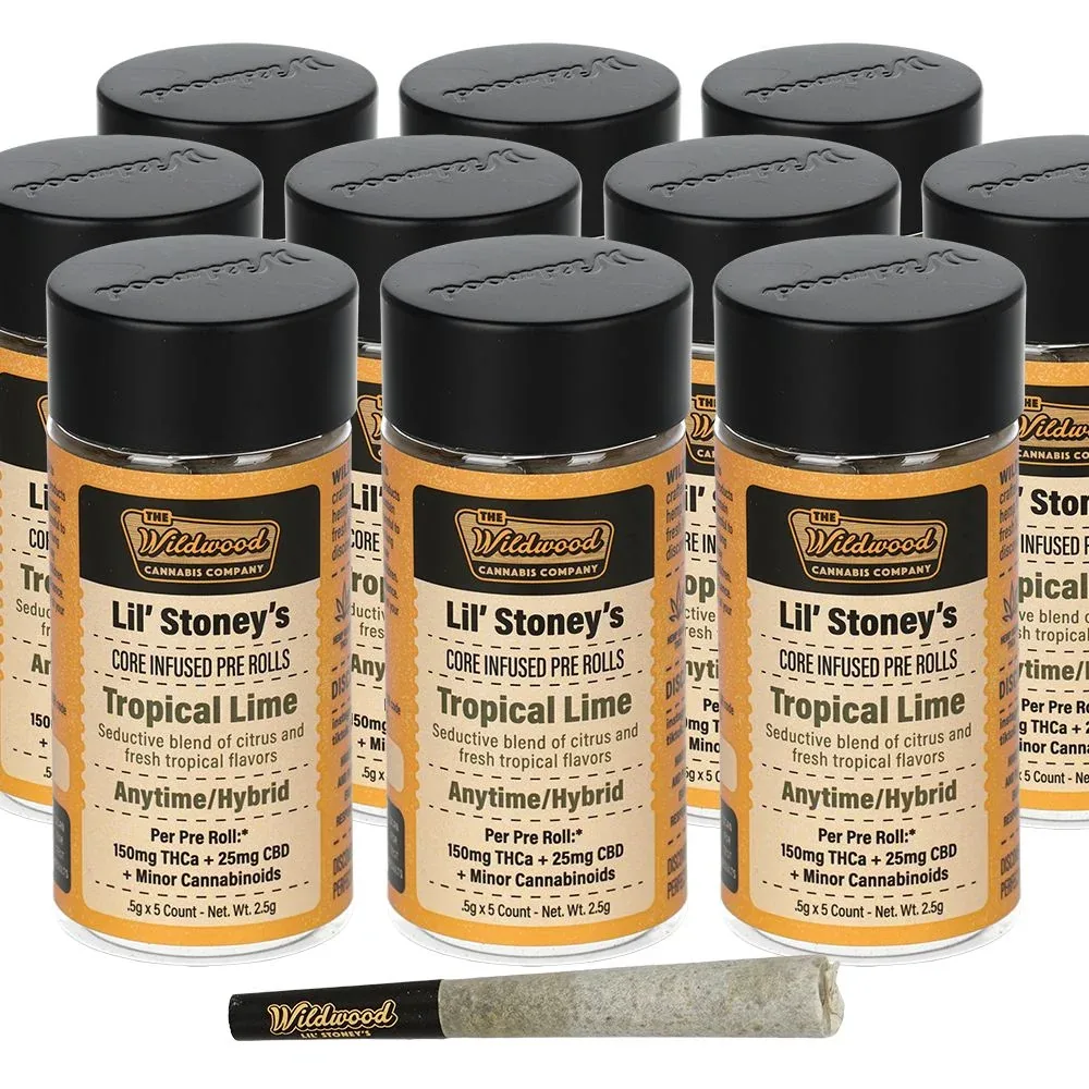 Wildwood THCA Live Resin Core Infused Pre-Rolls | 0.5g | 5pc | 10pk Bundle - Image 2