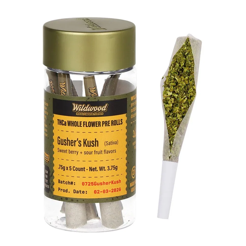 Wildwood THCa Pre-Roll | 0.75g | 5pc | 10pk Bundle - Image 2
