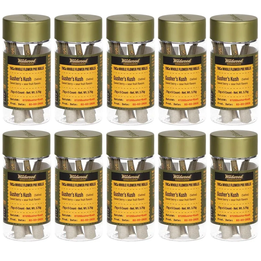 Wildwood THCa Pre-Roll | 0.75g | 5pc | 10pk Bundle