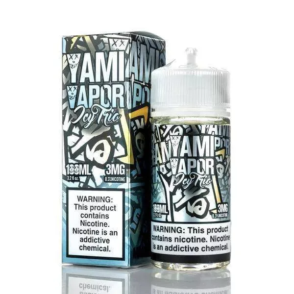 Yami Vapor Icy Trio – Strawkiwi Lychee – 100ml