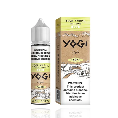 Yogi Farms White Grape ICE 60ml Vape Juice - 6MG