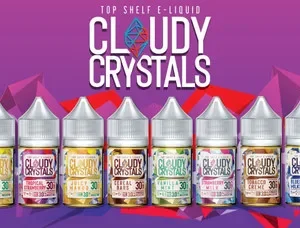 You Pick!! 10ml Sample of Cloudy Crystals (Salt Nic) | Cloudy Crystals Salt Nic | 30mg