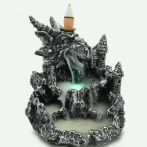 ZenN - Dragon Head LED Backflow Incense Burner 4.9x4.9x5”