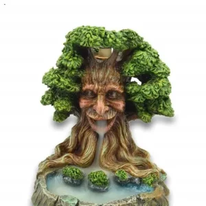 ZenN - Laughing Tree Backflow Incense Burner 5.4x5.1x6.1”