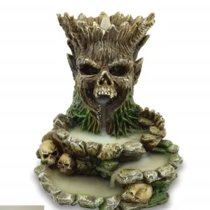 ZenN - Skull Tree LED Backflow Incense Burner 5x4.9x6”