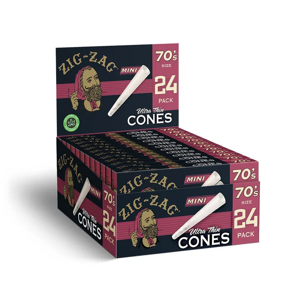 Zig Zag Ultra Thin Mini Cones Display | 70mm - Image 2