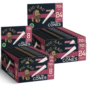 Zig Zag Ultra Thin Mini Cones Display | 70mm