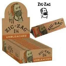 Zig Zag Unbleached 1 1/4 Rolling Papers - 24pk Box