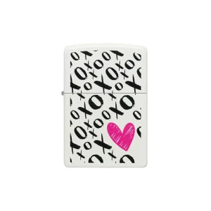 Zippo Lighter - Hugs and Kisses XO Heart